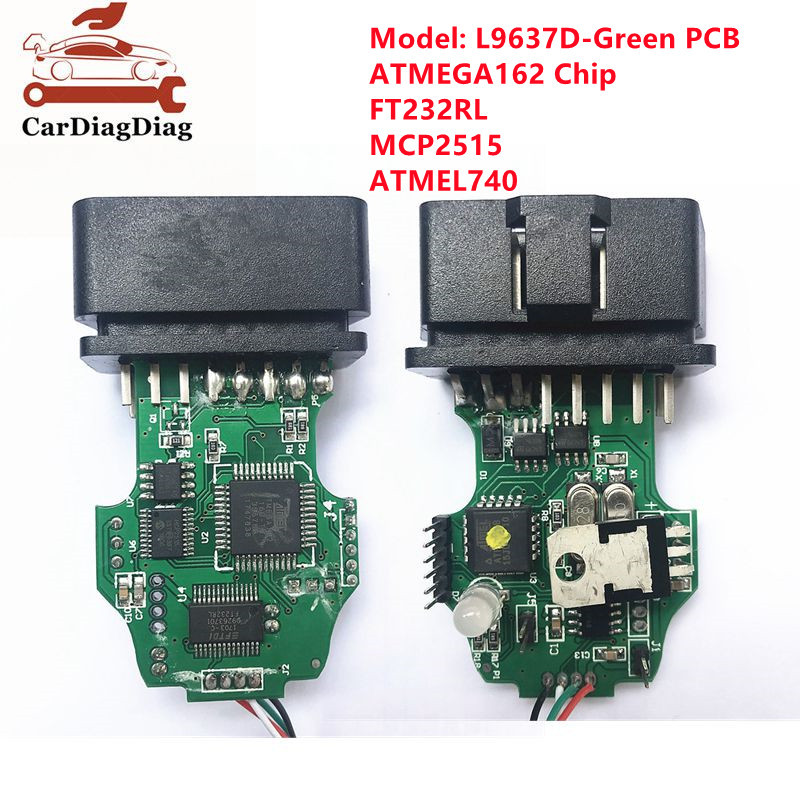 OBD2 16Pin Car Diagnostic Tool VAGCOM 17.8 Cable Multi-Language ATMEGA162 Chip FTDI FT232RL L9637D G