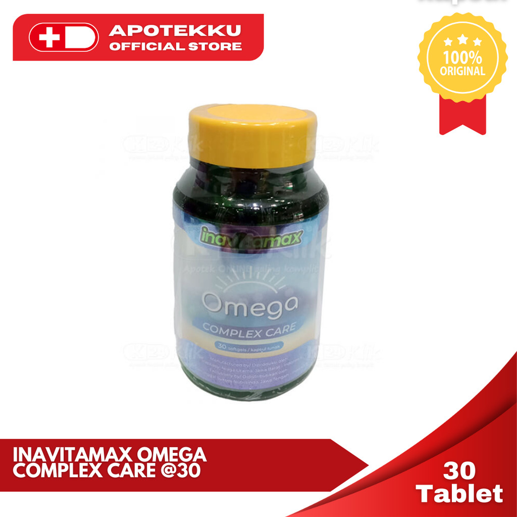 Inavitamax Omega Complex Care Minyak Ikan Premium (30 Kaps)