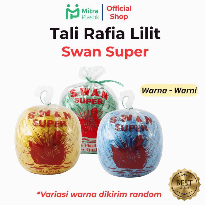 Tali Rafia Lilit Swan Jahit Karung Plastik Warna Warni Putih Terpercaya