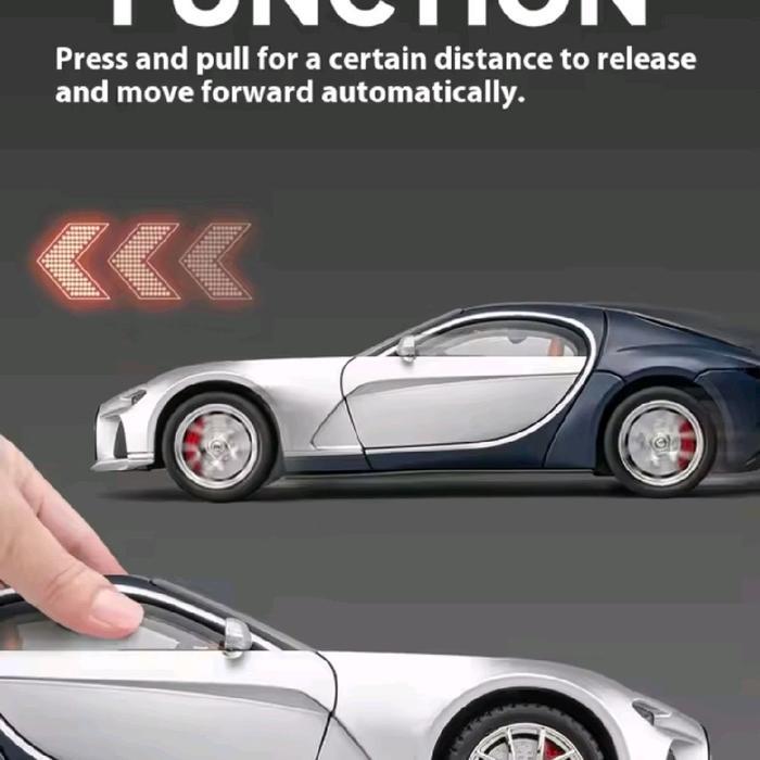 1:24 Skala Bugatti Atlantic Sport Car Simulation Alloy Car Model Diecast Metal Mobil Mainan Pajangan