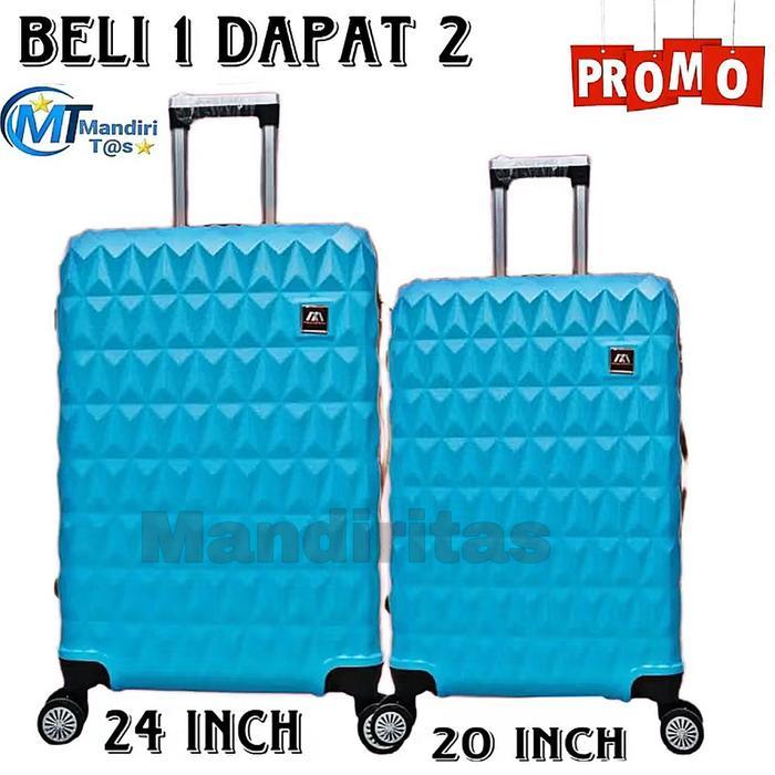 BISA COD [MANDIRITAS] KOPER 20/24 INCH - KOPER FIBER KOPER POLO 068 KOPER BAGASI BISA COD