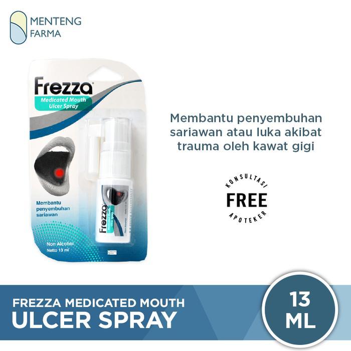 Frezza Medicated Mouth Ulcer Spray 13 mL - Spray Mulut