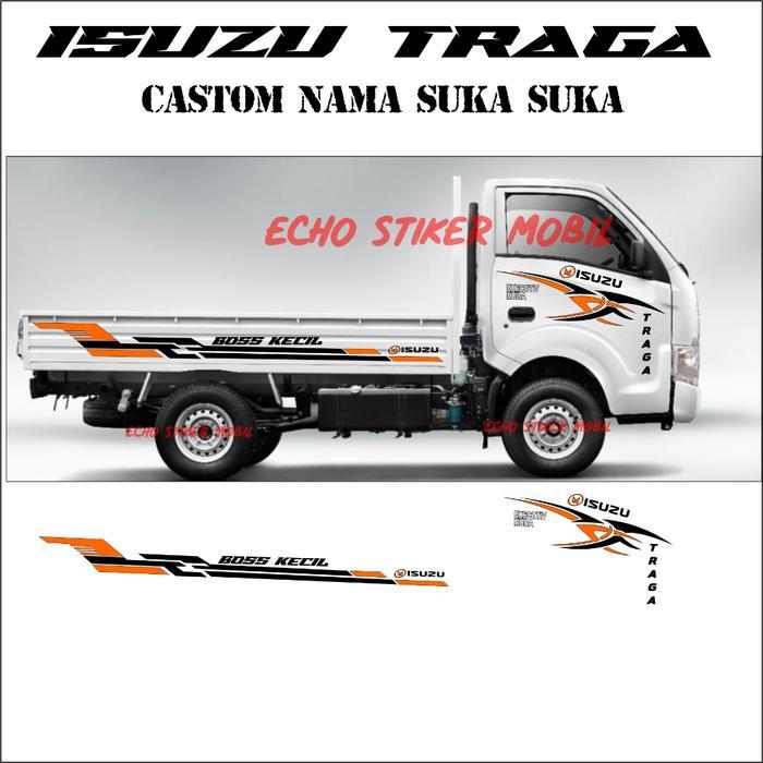 Sticker Stiker Cuting Mobil Pick Up Traga Striping Body Samping Traga