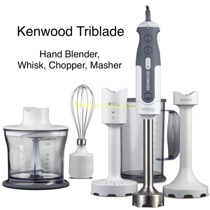 Kenwood Triblade Hand Blender, Whisk, Chopper, Masher food processor