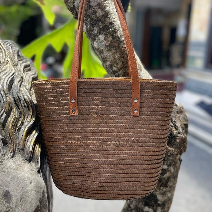 Ovia Bag/Tas Anyaman Bali/Tas Lontar Bali
