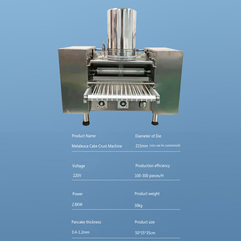 Commercial Crepe Cake Skin Machine Mile Crepe Cake Layer Maker Making Automatic Machine
