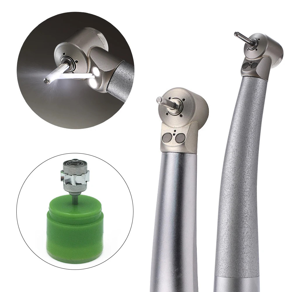 A Class Dental Mini Head LED Handpiece Surgical High Speed Double Led Handpiece