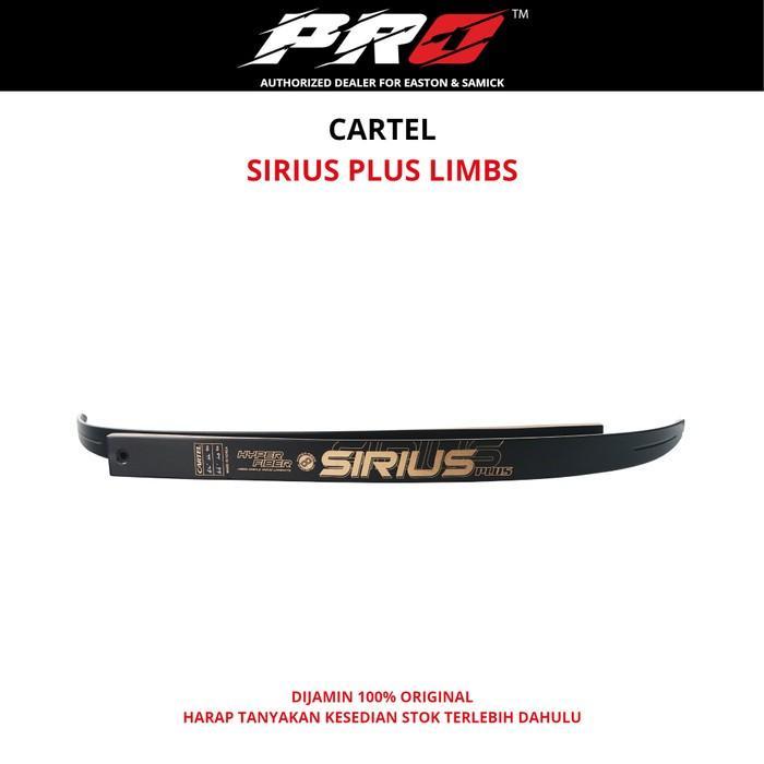 LIMBS SIRIUS PLUS CARTEL - LIMB BUSUR PANAHAN STANDAR - PRESTASI - PEMULA - ANAK - DEWASA - PELAJAR
