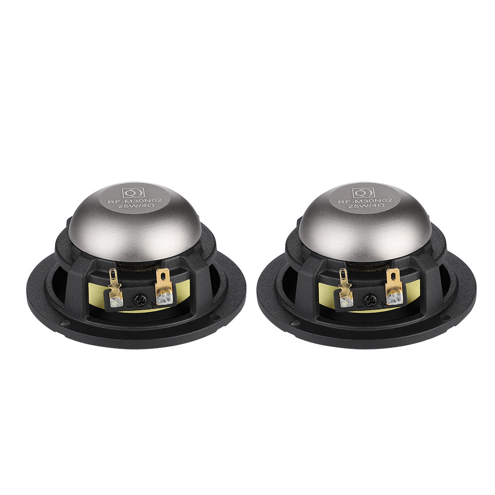 AIYIMA 2Pcs 3 Inch Midrange Speaker 4 Ohm 8 Ohm 25W Car Audio Speaker Hifi Loudspeaker Music Sound