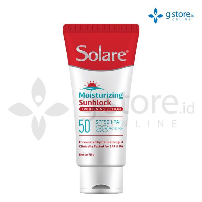 Solare SPF 50, Moisturizing Sunblock & Whitening Lotion