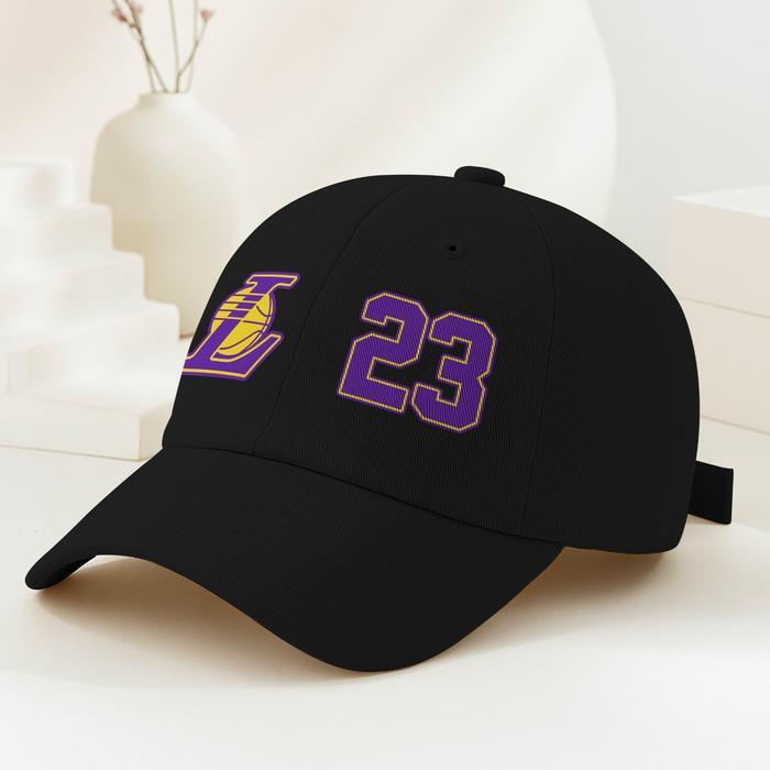 Distro Polo Caps Topi Baseball Polos Caps Pria Wanita dengan Penutup Belakang Adjustable - Hitam Pol