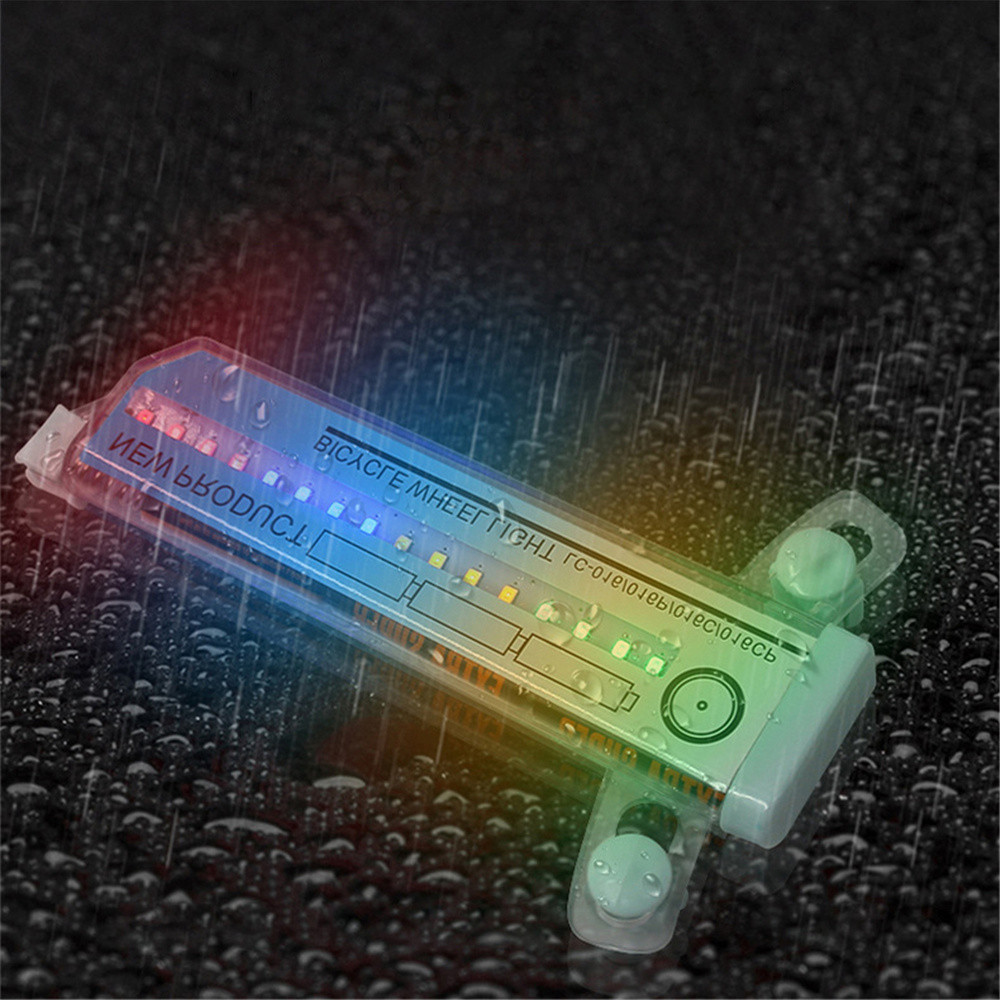 Bike Spoke Light Bicycle Wheel Light 30 Different Colorful Patterns Change Safety Tire Light Without