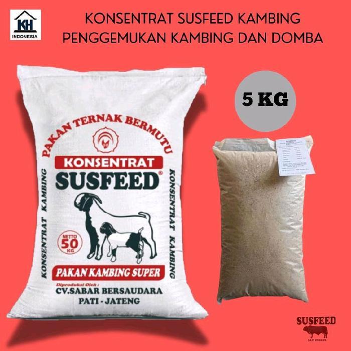 READYY Repack 5 kg - Pakan Kambing Konsentrat Kambing Super Susfeed - Konsentrat penggemukan kambing
