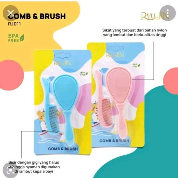 Sisir bayi Ryujin comb & brush