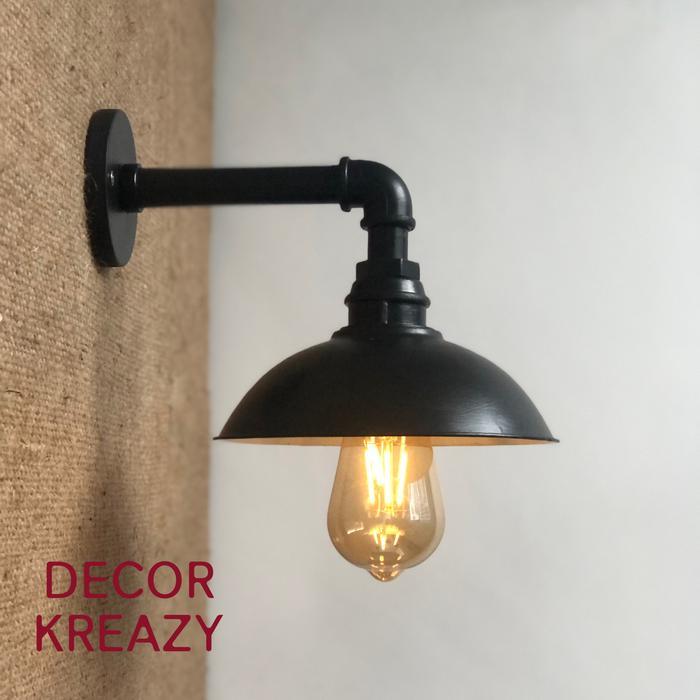 Lampu Dinding Industrial Pipa 12 Industrial Pipe Wall Lamp 12