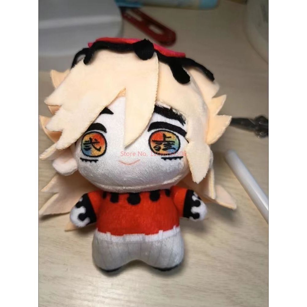 Demon Slayer Plush Doll Anime Periphery Douma Mini Pendant Keychain Cartoon Game Anime Cosplay