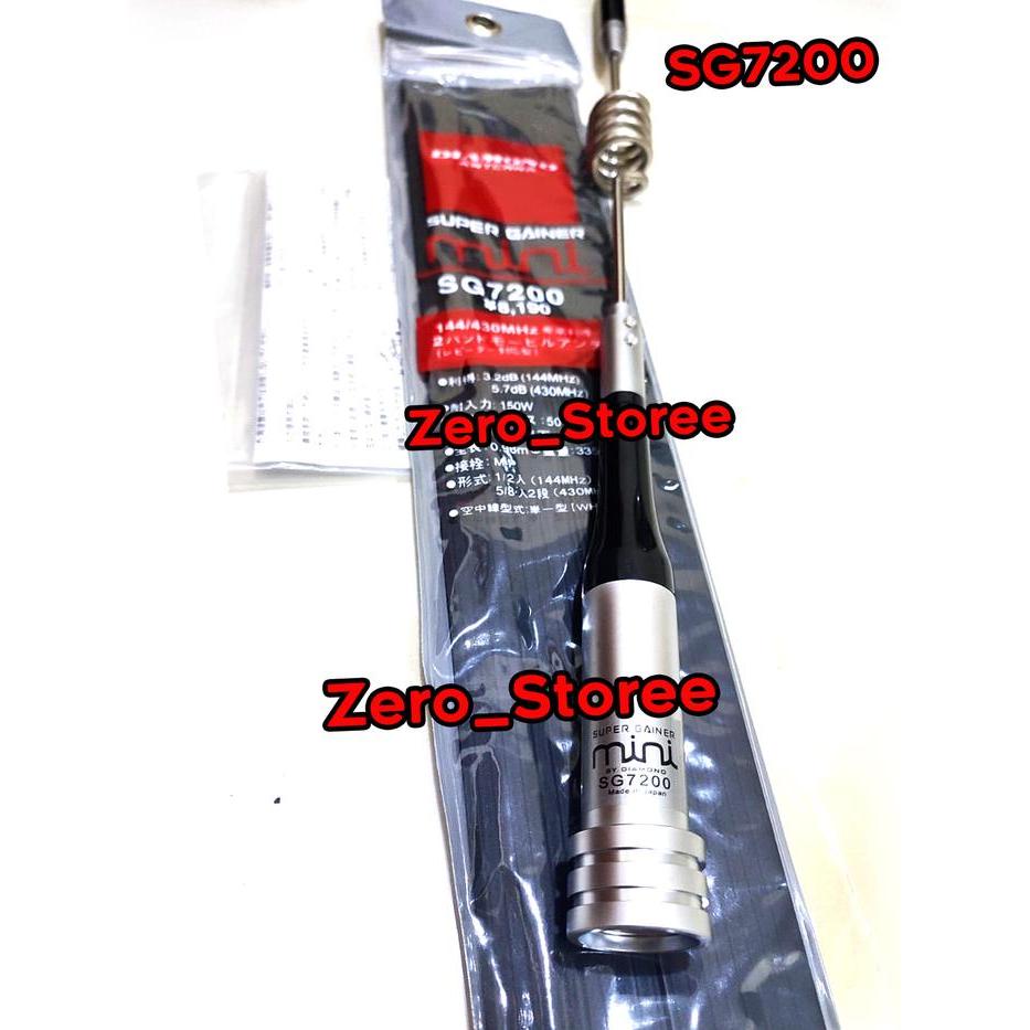 Ada Stok ANTENA Mobil RIG Diamond SG7200 Super Gainer Mini SG-7200 ht SG 7200