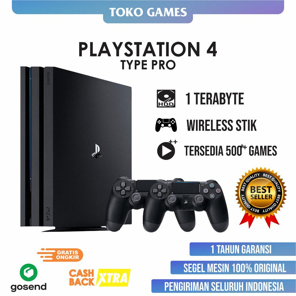 PS 4 PRO [ TOKO GAMES ] PLAYSTATION 4 1TB FULL GAMES Bonus Akun Langganan