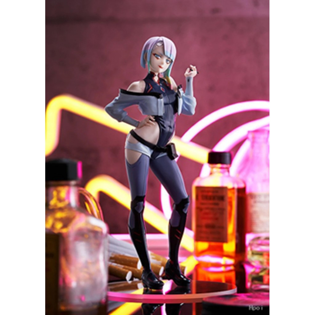 18CM Anime Game Cyberpunk: Edgerunners Lucy Figure Standing Anime Model Toy PVC Aciton Figure Gift