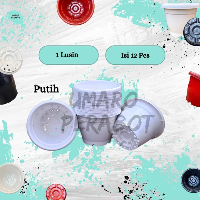 Terbaru Grosir 1 Lusin Pot Gentong Ukuran 35 / Pot Besar / Pot Jumbo / Pot Vinca / Pot Tanaman /