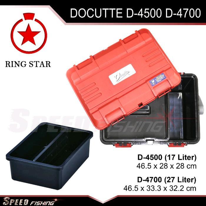 Tackle Box Ring Star Docutte D 4500 4700 Kotak Perlengkapan Alat Pancing