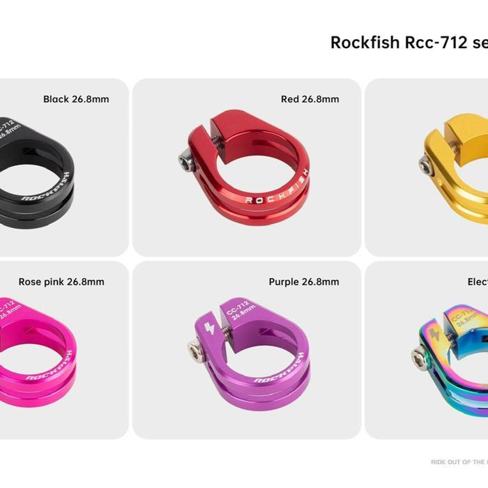 Seatclamp Rockfish 26.8mm sepeda pushbike / Balancebike