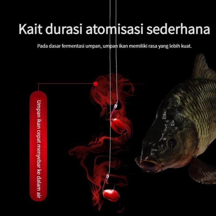 1000Pcs/Set Umpan Pelet Cacing Darah Umpan Ikan Mas Umpan Pancing Pelet Ikan Cacing Darah Merah