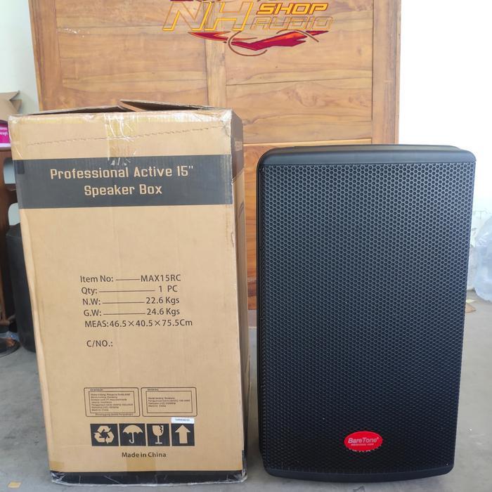 Speaker Aktif Baretone MAX15RC MAX 15RC Original 15inchi 15in 500 Watt High Quality Garansi Resmi MA