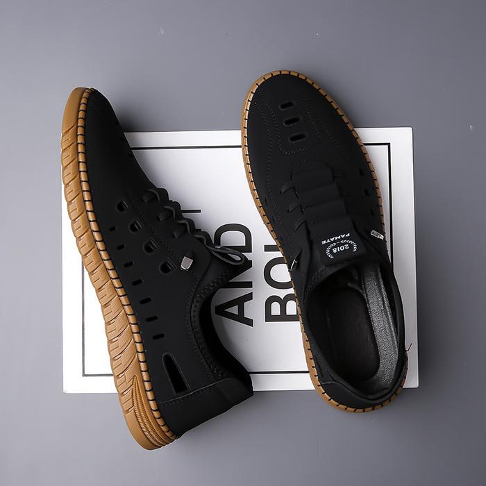 [Pamate]Sepatu Casual Slip On Pria Anti Slip Nyaman Sepanjang Hari, Tahan Lama & Elegan Flat Shoes