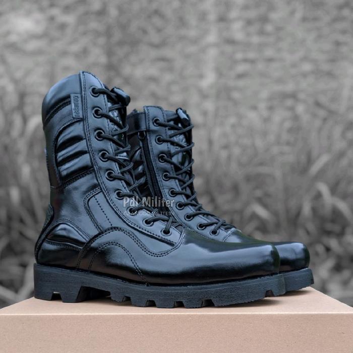 Caanggo - Sepatu PDL Kulit Asli Model Terbaru Original Caanggo Military