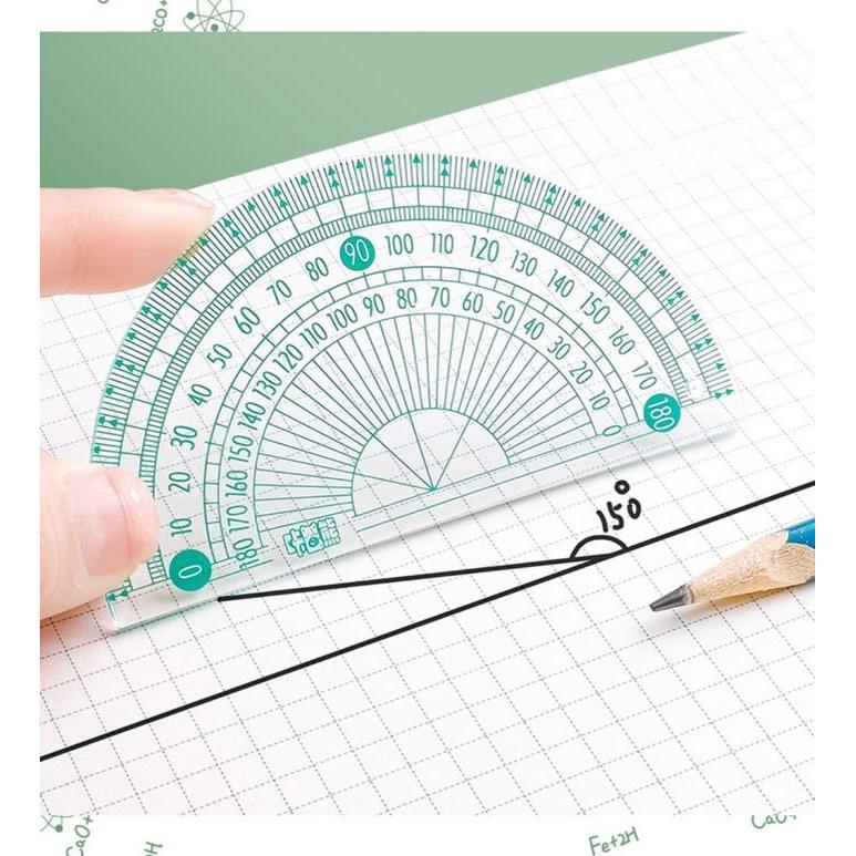 "New" KOMPAS SET 8 IN 1 / MATEMATIKA SET PENGGARIS JANGKA PENSIL MATH SET