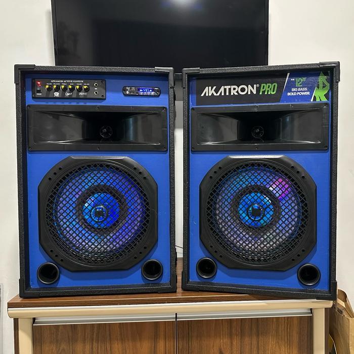 Promo Akatron Pro 12 Inch Super Bass - Speaker Aktif Karaoke Bluetooth Subwoofer Usb Radio Aux