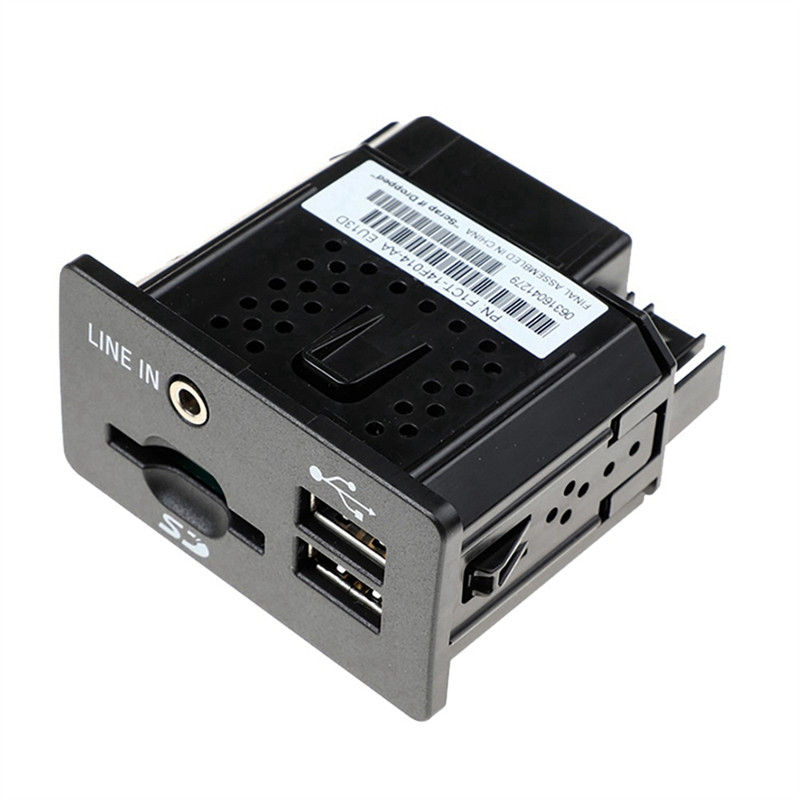 F1CT-14F014-AA Audio Player Black Audio Player USB Socket USB Interface AUX Audio Jack Car For Ford
