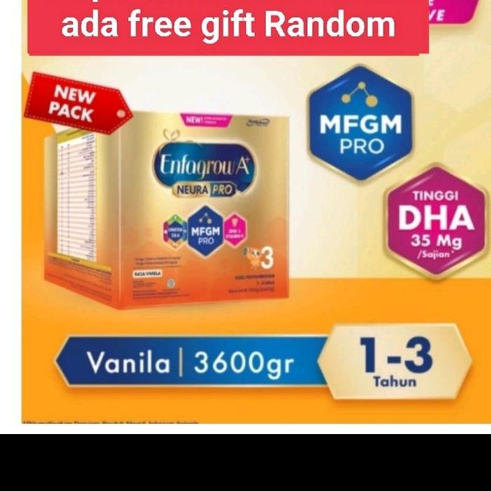 Enfagrow 3 3600gr Vanila Bubuk Baby