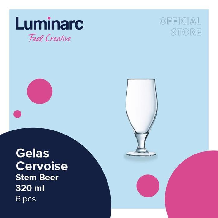 Luminarc Gelas Cervoise - Stem Beer 320 Ml - 6 Pcs