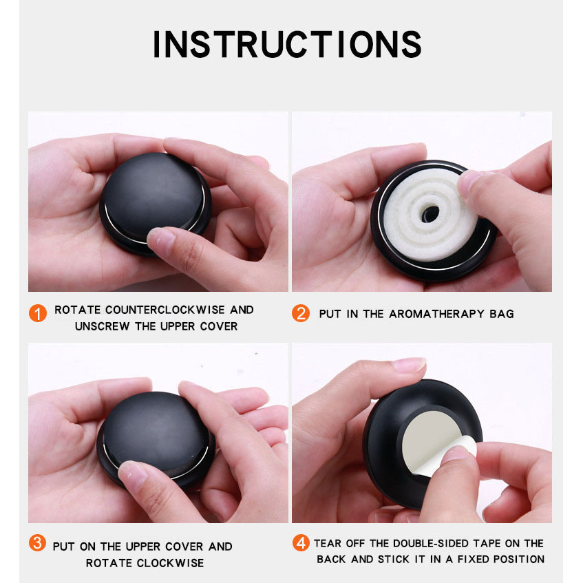 Car Air Freshener Instrument Flavor Perfume Diffuser UFO Shape For BMW M e46 e90 e60 f30 f10 e39 e36