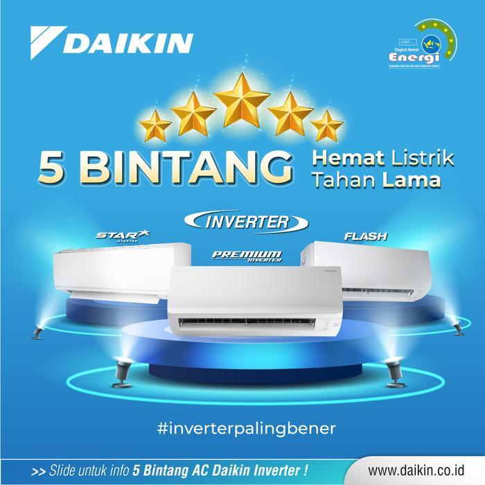 Daikin Ac Split Smile Inverter Thailand 1.5 Pk - Ftkc35Tvm4 Ftkc35 Redy Stok