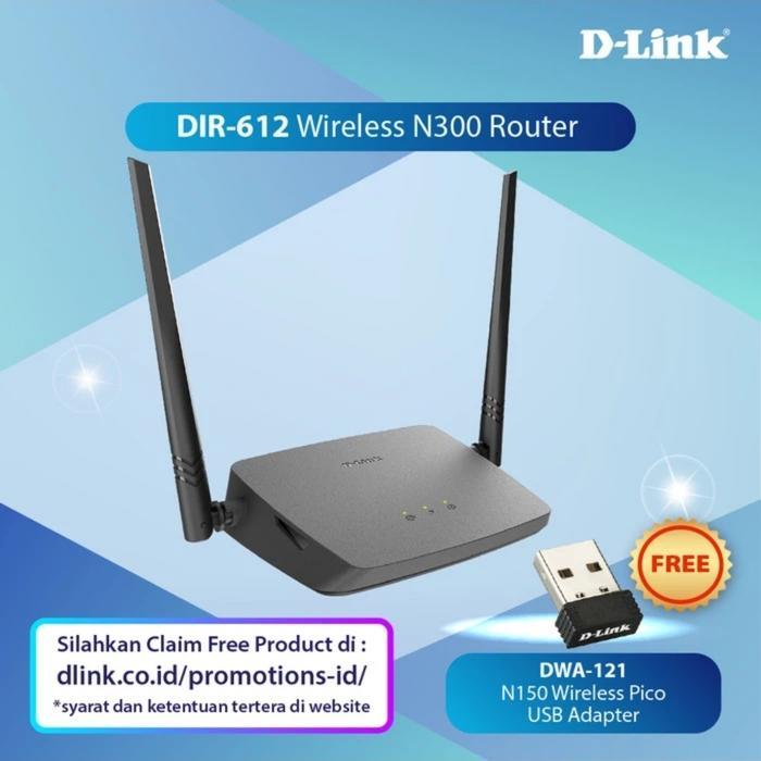 PROMO D-Link DIR-612 N300 Wireless Fast Ethernet Router DLink DIR612 DIR 612