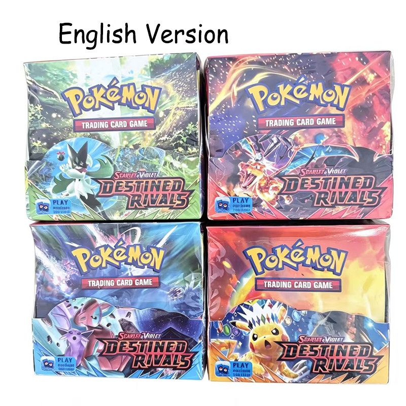 288Pcs English Version Pokemon TCG Scarlet Violet Destined Rivals Classics Booster Box Pokemon Trade