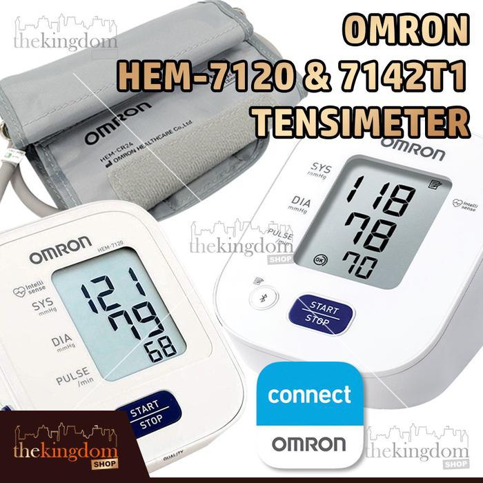 Omron HEM-7120 7121 7142T1 7142T2 7142T 7142 Tensimeter Digital Tensi Darah T1 T2