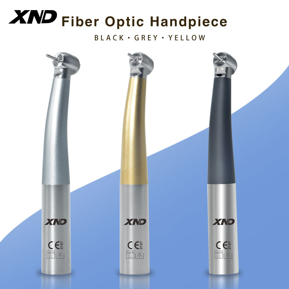 XND Dental Fiber Optic Handpiece Torque Head Air Turbine Ceramic Bearing Dentist Tool Compatible wit