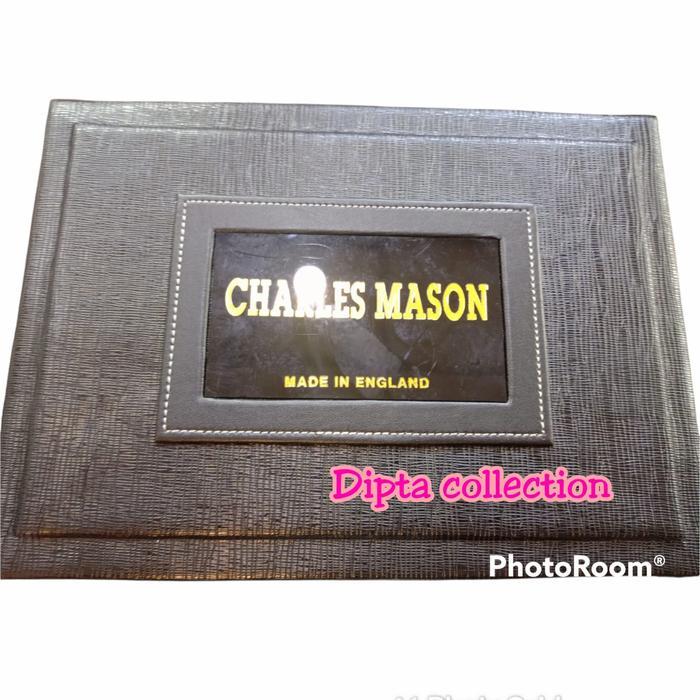 Harga per 0.5 mtr_kain wool Charles mason/kain bahan celana, jas - Blue black