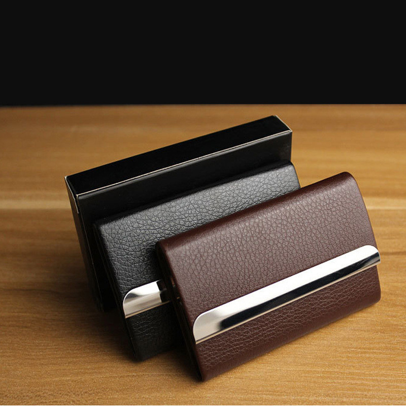 High-quality Leather Business Card Case Men's Business Card Holder Card Holder Card Box Business