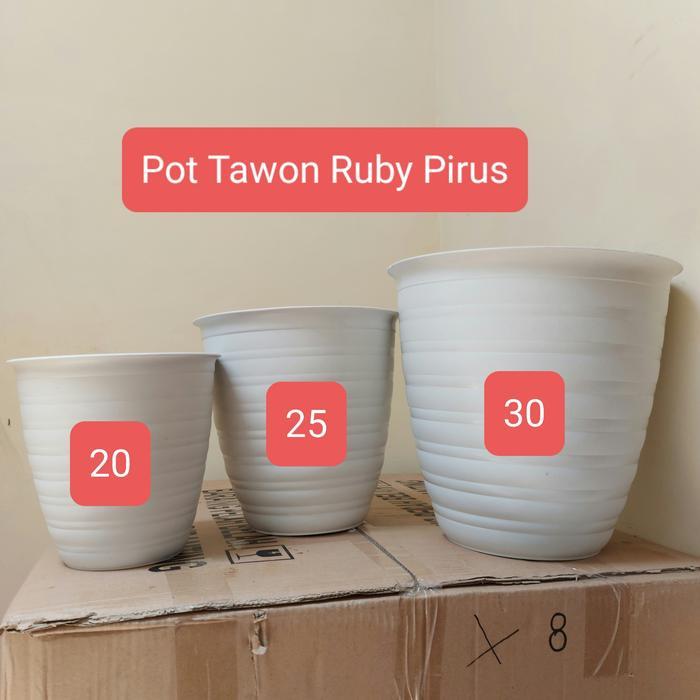 Pot Super Pirus 25 cm/Pot Tawon Pirus 25/Pot Tawon Tinggi/Pot Plastik