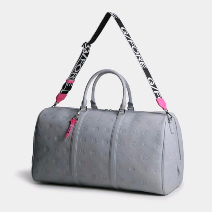 Sale Tas Golf Boston Bag Gfore Leather Holldal Boston Bag Gfore Limited Edition Skull Embossed Promo