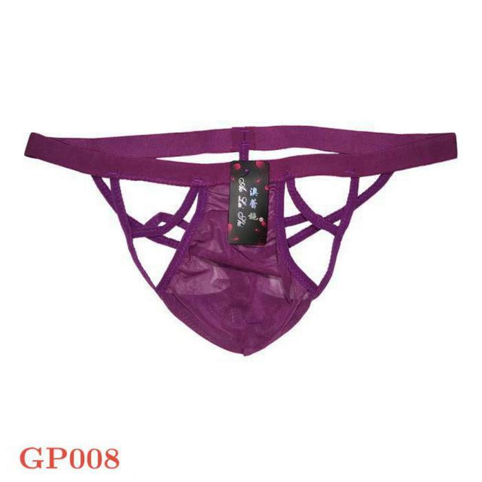 Celana Dalam Pria Sexy GP008 CD Cowok Thong - Ungu