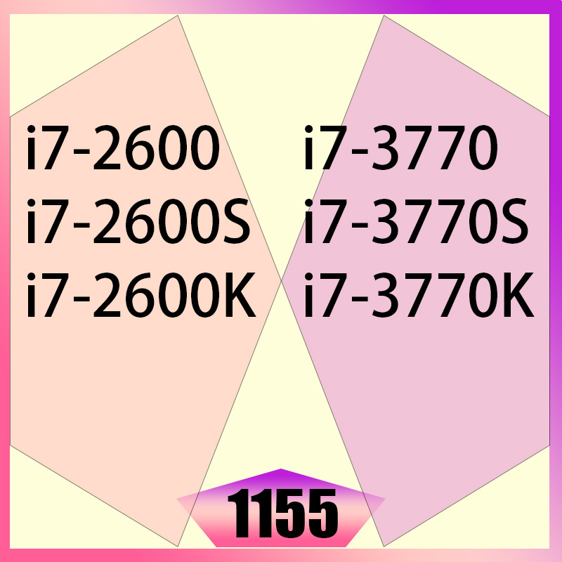 i7-3770K/i7-2600/i7-2600K/i7-2600S/i7-3770/i7-3770S