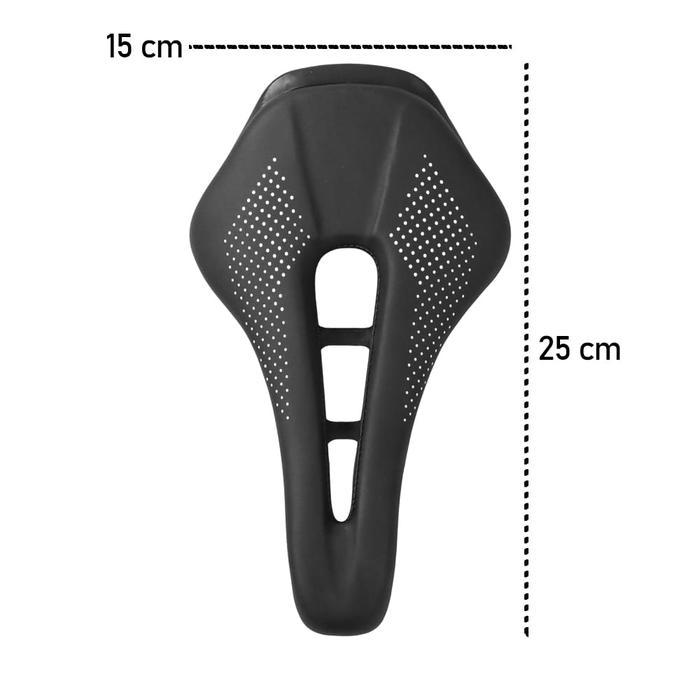 Ready Stok Sadel Jok Sepeda WestBiking Fixie Roadbike MTB Lipat Folding Model Fizik Bolong Titik