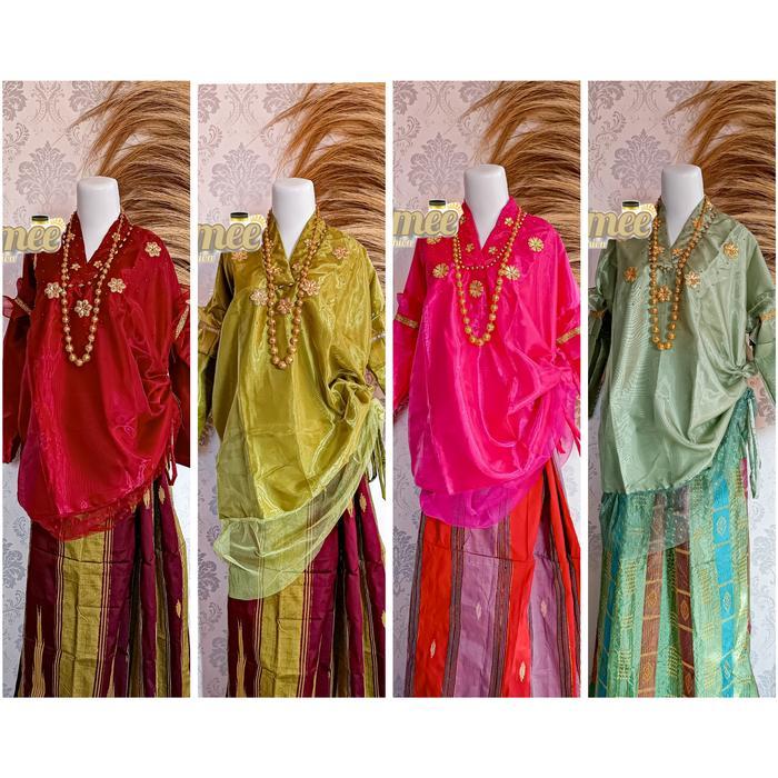 ORIGINAL Set baju bodo modern abugis makassar (baju dan sarung) READY STOCK