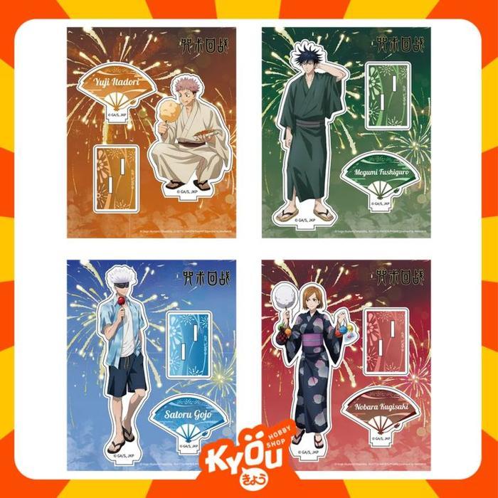 HOT SALE ITADORI YUJI FUSHIGURO MEGUMI GOJO SATORU FIREWORK SERIES ACRYLIC STAND - JUJUTSU KAISEN